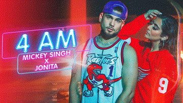4 Am Lyrics - Mickey Singh | Jonita Gandhi | Punjabi Song