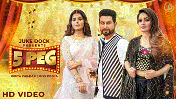 5 Peg Lyrics - Geeta Zaildar | Miss Pooja | Punjabi Song