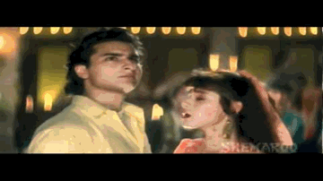 Aadhi Raat Ko Lyrics - Saif Ali Khan | Aamir Khan | Vinod Khanna | Amit Kumar | Lata Mangeshkar
