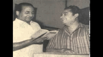 Aadhi Tum Kha Lo Lyrics - Helen | Nalini Jaywant | Tun Tun | Kishore Kumar | Mohammed Rafi