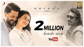 Aainda (Title) Lyrics - Ritesh Deshmukh | Madalina Bellariu | Arko | Arko Pravo Mukherjee