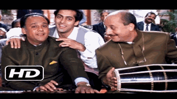 aaj hamaare dil men ajab ye ulajhan hai Lyrics - Salman Khan | Anupam Kher | Madhuri Dixit | Lata Mangeshkar | Kumar Sanu
