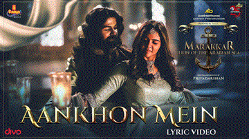 आँखों में Aankhon Mein Lyrics - Mohanlal | Suniel Shetty | Arjun Sarja | Karthik | Swetha Mohan