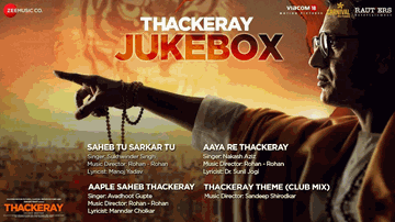 Aaple Saheb Thackeray Lyrics - Nawazuddin Siddiqui | Laxman Singh Rajput | Radha Sagar | Avadhoot Gupte