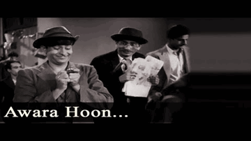 aavaaraa huuN, yaa gardish men huuN aasamaan kaa taaraa huuN Lyrics - Prithviraj | Raj Kapoor | Prithviraj Kapoor | Mukesh