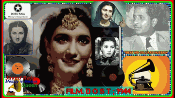 Ab Kaun Hai Mera Lyrics - Motilal | Maya Banerjee | Kanhaiyalal | Noor Jehan