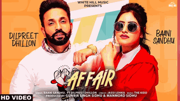 Affair Lyrics - Baani Sandhu | Dilpreet Dhillon | Punjabi Song