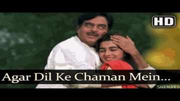 Agar Dil Ke Chaman Mein Lyrics - Anil Dhawan | Amrita Singh | Ranjeet | Amit Kumar