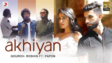 Akhiyan Lyrics - Manav Chhabra | Gima Ashi | Papon