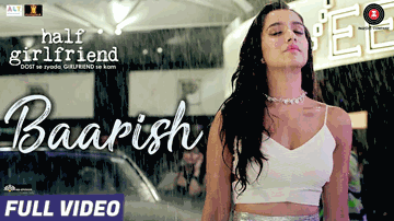 BAARISH Lyrics - Shraddha Kapoor | Arjun Kapoor | Ash King | Shashaa Tirupati