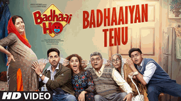 Badhaaiyan Tenu Lyrics - Ayushmann Khurrana | Sanya Malhotra | Brijesh Shandailya | Romy