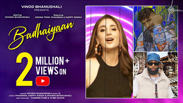 Badhaiyaan Lyrics - Dhvani Bhanushali | Punjabi Song