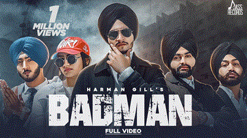 Badman Lyrics - Harman Gill | Punjabi Song