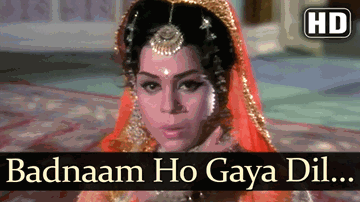 Badnaam Ho Gaya Dil Lyrics - Pran | Jagdeep | Rajendra Kumar | Asha Bhosle