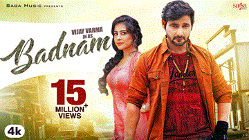 Badnam Lyrics - Raj Mawar