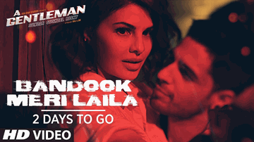 Bandook Meri Laila Lyrics - Sidharth Malhotra | Jacqueline Fernandez | Rajit Kapoor | Ash King | Raftaar