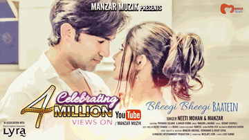Bheegi Bheegi Baatein (Title) Lyrics - Ankur Verma | Priyanka Solanki | Manzar | Neeti Mohan