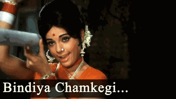 Bindiya Chamkegi Lyrics - Mumtaz | Johnny Walker | Kamini Kaushal | Lata Mangeshkar
