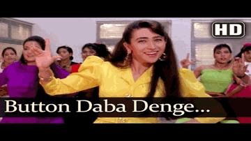 Button Daba Denge Lyrics - Shammi Kapoor | Ronit Roy | Mohnish Behl | Kumar Sanu | Sushma Shrestha (Poornima)