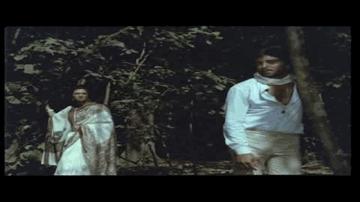 Chand Gagan Mein Lyrics - Amjad Khan | Zarina Wahab | Arun Govil | Shabbir Kumar