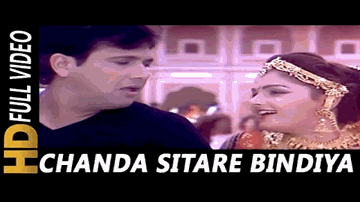 chandaa sitaare bindiyaa tumhaarii puunam kii tum raat ho Lyrics - Amitabh Bachchan | Rishi Kapoor | Govinda