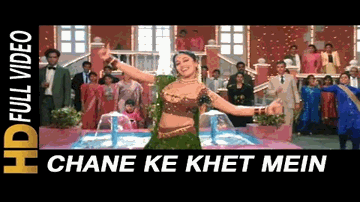 Chane Ke Khet Me Athra Baras Lyrics - Shahrukh Khan | Madhuri Dixit | Poornima