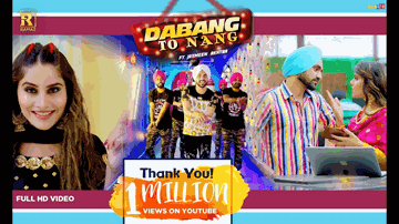Dabang To Nang Lyrics - Inderbir Sidhu | Jasmeen Akhtar | Punjabi Song