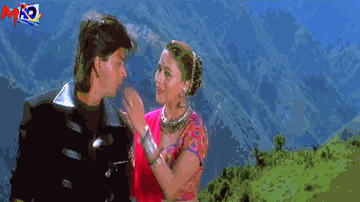 Dekha Tujhe To Lyrics - Shah Rukh Khan | Madhuri Dixit | Ashok Saraf | Alka Yagnik | Kumar Sanu
