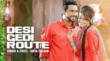Desi Gedi Route (Title) Lyrics - Geeta Zaildar