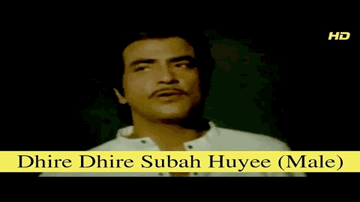 dhiire dhiire subah huii jaag uThii zindagii Lyrics - Raj Babbar | Yesudas | Vani Jairam