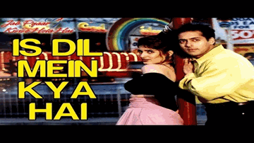 dil men basaa ke palakon men biThaa ke Lyrics - Johny Lever | Salman | Namrata Shirodkar | Lata Mangeshkar