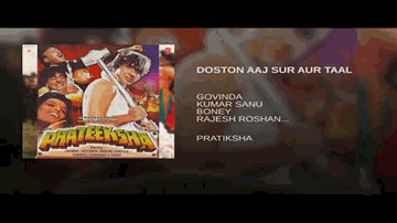 Dosto Aaj Sur Aur Taal Lyrics - Govinda | Kumar Sanu