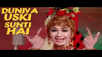 Duniya Uski Sunti Hai Lyrics - Pran | Helen | Seema Deo | Asha Bhosle | Mohammed Rafi