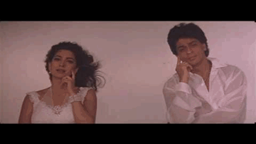 ek din aap yuun  mainne sochaa na thaa Lyrics - Shahrukh Khan | Shah Rukh Khan | Juhi Chawla | Abhijit | Alka Yagnik