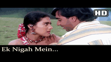 Ek Nigah Mein Lyrics - Ajay Devgan | Kajol | Deven Verma | Alisha Chinai | Kumar Sanu