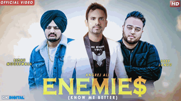 ENEMIES Lyrics - Angrej Ali | Punjabi Song