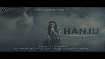 Hanju Lyrics - Harf Cheema | Jasmine Brar