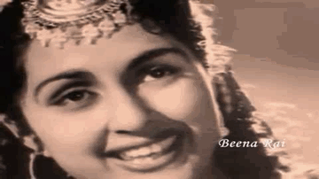 सितारों का वास्ता आ जा - hasiin chaaNd-sitaaron kaa vaastaa aa jaa Lyrics - Beena Rai | Veena | Bharat Bhushan | Asha | Talat Mahmood