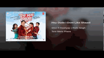 Hey Dude I Don&#8217;t Like Shaadi Lyrics - Vinay Pathak | Riya Sen | Jagrat Desai | Rishi Singh