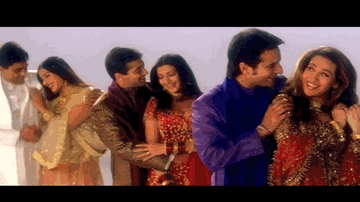 Hum Saath Saath Hain Title Song Lyrics - Salman Khan | Tabu | Saif Ali Khan | Kavita Krishnamurthy | Kumar Sanu