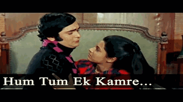 Hum Tum Ek Kamre Mein Band Ho Lyrics - Rishi Kapoor | Pran | Aruna Irani | Lata Mangeshkar | Shailendra Singh