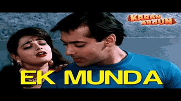 ik muNDaa merii umr daa haay Lyrics - Salman Khan | Shahrukh Khan | Kajol | Lata Mangeshkar