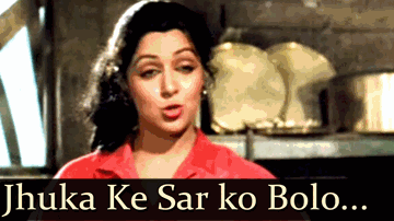Jhuka Ke Sar Ko Puchho Lyrics - Amitabh Bachchan | Shakti Kapoor | Hema Malini | Anand Kumar C | Asha Bhosle