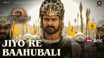 JIYO RE BAAHUBALI Lyrics - Prabhas | Anushka Shetty | Ramya Krishna | Daler Mehndi | Sanjeev Chimmalgi &#038; Ramya Behara