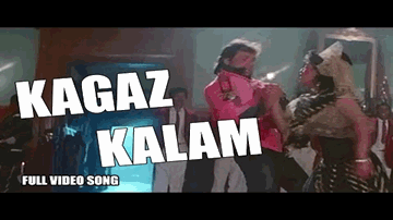 Kagaz Kalam Dawat La Lyrics - Amitabh Bachchan | Anupam Kher | Govinda | Mohammad Aziz | Shobha Joshi