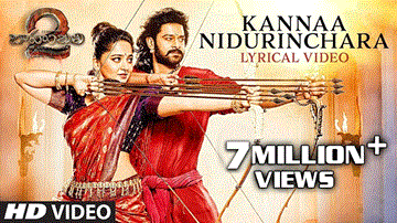 Kannaa Nidurinchara Lyrics - Prabhas | Anushka | Rana | Sreenidhi | V. Srisoumya