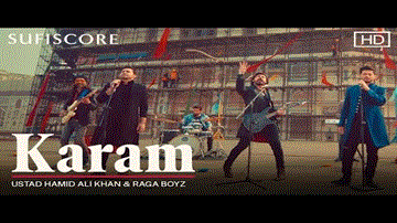 Karam Lyrics - Ustad Hamid Ali Khan | Raga Boyz