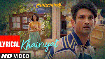 खैरियत (सैड) Khairiyat (Sad) Lyrics - Sushant Singh Rajput | Shraddha Kapoor | Varun Sharma | Arijit Singh