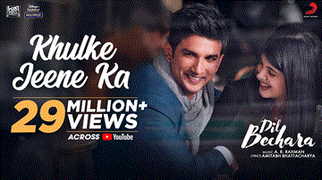 खुलके जीने का Khulke Jeene Ka Lyrics - Sushant Singh Rajput | Sanjana Sanghi | Swastika Mukherjee | Arijit Singh | Shashaa Tirupati