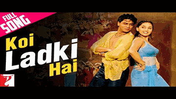 Koi Ladki Hai Lyrics - Akshay Kumar | Shah Rukh Khan | Madhuri Dixit | Lata Mangeshkar | Udit Narayan